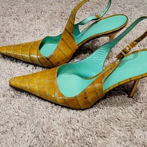 Gorgeous sexy vintage Giuseppe Zanotti slingbacks